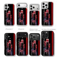 Itachi Uchiha Akatsuki Naruto art Chris Brown Phone Case Black Electroplated Silver For Iphone 11 To 17