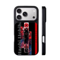 Itachi Uchiha Akatsuki Naruto art iPhone 17 Pro Max Black Case