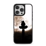 Itachi Uchiha sharingan under moon iPhone 16 Pro Max Black Case