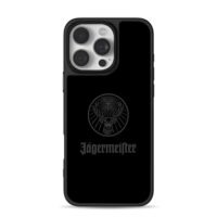 Jagermeister stag cross circle logo iPhone 16 Pro Max Black Case