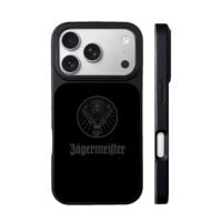 Jagermeister stag cross circle logo iPhone 17 Pro Max Black Case