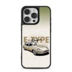 Jaguar E Type Coupe art iPhone 16 Pro Max Black Case