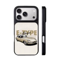 Jaguar E Type Coupe art iPhone 17 Pro Max Black Case