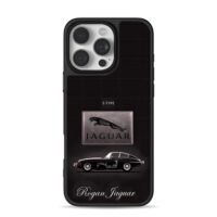 Jaguar E-type car logo Rogan Jaguar iPhone 16 Pro Max Black Case