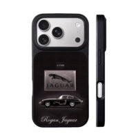 Jaguar E-type car logo Rogan Jaguar iPhone 17 Pro Max Black Case