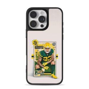 Jaire Alexander Packers NFL football card iPhone 16 Pro Max Black Case