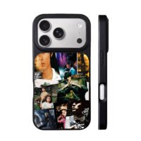 Jay Chou album and concert collage iPhone 17 Pro Max Black Case