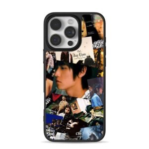 Jay Chou album cover and photo collage iPhone 16 Pro Max Black Case