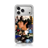 Jay Chou album cover and photo collage iPhone 17 Pro Max Electroplated Silver Case1