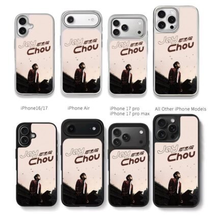 Jay Chou grand piano European scene Chris Brown Phone Case Black Electroplated Silver For Iphone 11 To 17
