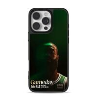 Jaylen Brown Celtics Gameday Finals iPhone 16 Pro Max Black Case