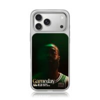 Jaylen Brown Celtics Gameday Finals iPhone 17 Pro Max Electroplated Silver Case1