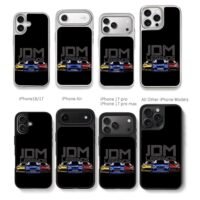 JDM Legends three iconic JDM cars Chris Brown Phone Case Black Electroplated Silver For Iphone 11 To 17