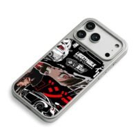 JDM Liberty Walk Anime Car Art iPhone 17 Pro Max Electroplated Silver Case2