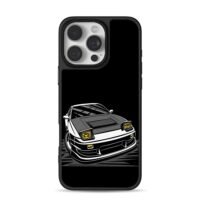 JDM RX7 FC pop headlight car iPhone 16 Pro Max Black Case