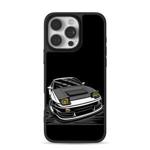 JDM RX7 FC pop headlight car iPhone 16 Pro Max Black Case