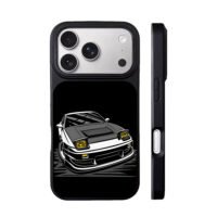 JDM RX7 FC pop headlight car iPhone 17 Pro Max Black Case