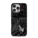 JDM sports car HKS Toyo Tires art iPhone 16 Pro Max Black Case