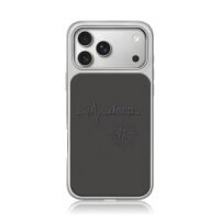 Jeep heartbeat line compass embossed iPhone 17 Pro Max Electroplated Silver Case1