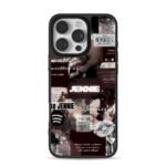 Jennie dark vintage collage Chanel iPhone 16 Pro Max Black Case