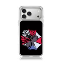 Jill Valentine broken Umbrella logo iPhone 17 Pro Max Electroplated Silver Case1