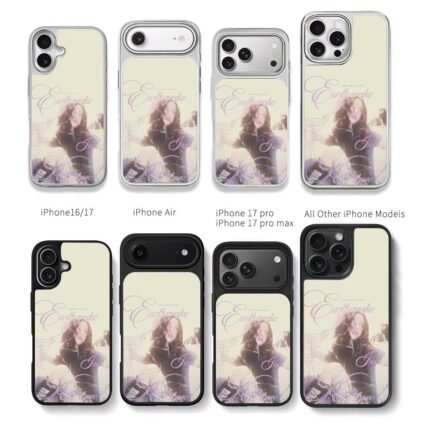 Jisoo Earthquake cracked album art Chris Brown Phone Case Black Electroplated Silver For Iphone 11 To 17