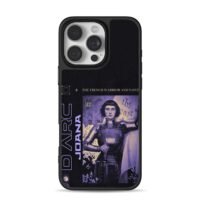 Joana d Arc armored purple art Phone Case for iPhone 11-17 & Samsung Galaxy S24-S26