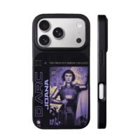 Joana d Arc armored purple art iPhone 17 Pro Max Black Case