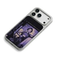 Joana d Arc armored purple art iPhone 17 Pro Max Electroplated Silver Case2