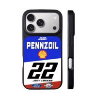 Joey Logano 22 Pennzoil Ford NASCAR iPhone 17 Pro Max Black Case