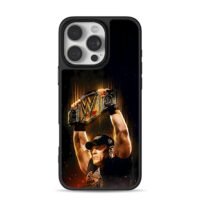 John Cena holding WWE title belt Phone Case for iPhone 11-17 & Samsung Galaxy S24-S26