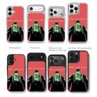 John Cena WWE UCME Hustle Respect Chris Brown Phone Case Black Electroplated Silver For Iphone 11 To 17