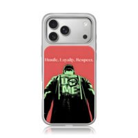 John Cena WWE UCME Hustle Respect iPhone 17 Pro Max Electroplated Silver Case1