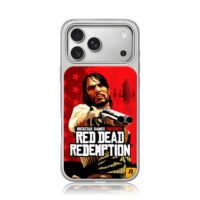 John Marston Red Dead Redemption iPhone 17 Pro Max Electroplated Silver Case1