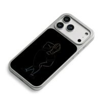 Johnny Bravo line art pose Phone Case for iPhone 11-17 & Samsung Galaxy S24-S26 - Image 5