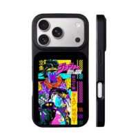 Jojo Jotaro Star Platinum anime art iPhone 17 Pro Max Black Case