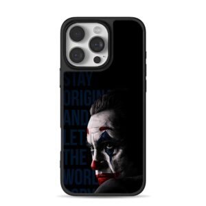 Joker portrait stay original dark art Phone Case for iPhone 11-17 & Samsung Galaxy S24-S26