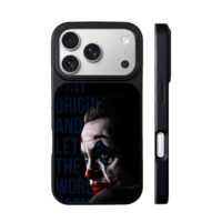 Joker portrait stay original dark art iPhone 17 Pro Max Black Case