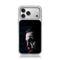 Joker portrait stay original dark art iPhone 17 Pro Max Electroplated Silver Case1