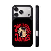 Jon Bones Jones MMA fighter art iPhone 17 Pro Max Black Case