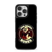 Jon Jones Bones screaming MMA logo Phone Case for iPhone 11-17 & Samsung Galaxy S24-S26