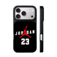 Jordan 23 jumpman basketball print iPhone 17 Pro Max Black Case