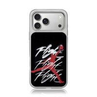 Jordan jumpman Flight basketball iPhone 17 Pro Max Electroplated Silver Case1
