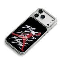 Jordan jumpman Flight basketball iPhone 17 Pro Max Electroplated Silver Case2