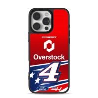 Josh Berry 4 Overstock Ford racing Phone Case for iPhone 11-17 & Samsung Galaxy S24-S26