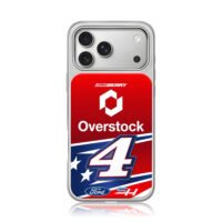 Josh Berry 4 Overstock Ford racing iPhone 17 Pro Max Electroplated Silver Case1