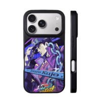 Jotaro Kujo JoJo Bizarre anime art iPhone 17 Pro Max Black Case