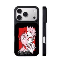 Jujutsu Kaisen Itadori Sukuna split iPhone 17 Pro Max Black Case
