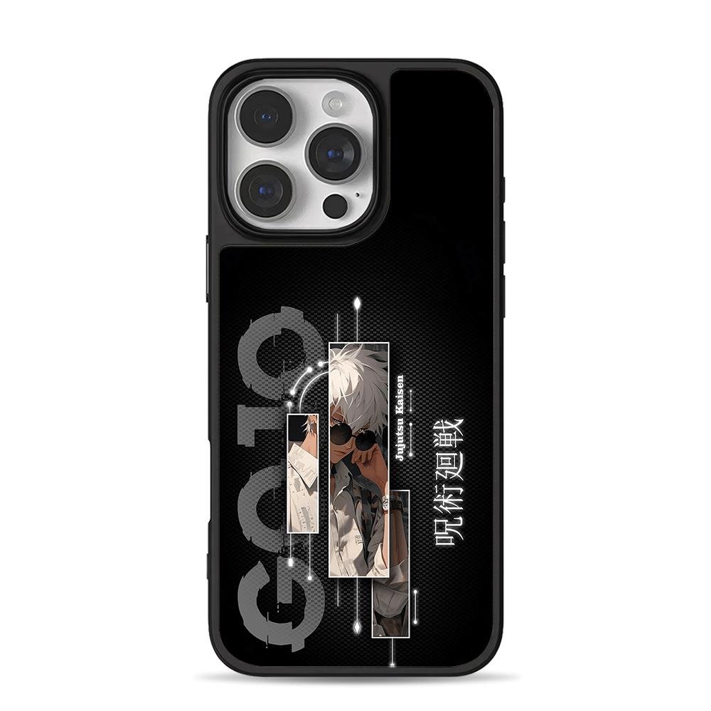 Jujutsu Kaisen Satoru Gojo art iPhone 16 Pro Max Black Case Jujutsu Kaisen Satoru Gojo art iPhone 16 Pro Max Black Case