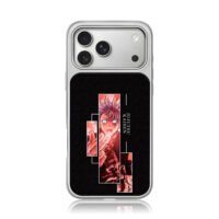 Jujutsu Kaisen Satoru Gojo art iPhone 17 Pro Max Electroplated Silver Case1